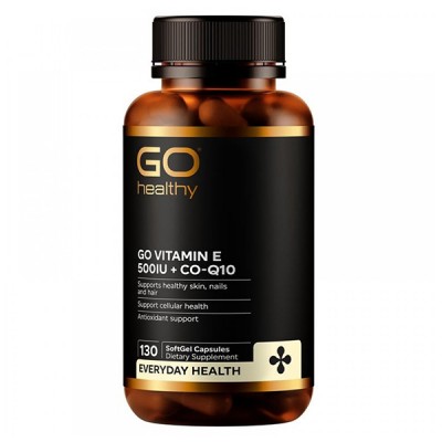 Go Healthy 维生素E 500IU + Co-Q10 130粒